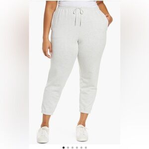 NWT Vince Heather Gray Essential Joggers Comfort Quality Style Size 2X